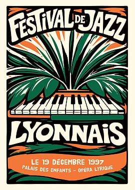 Lyonnais Jazz Festival Poster