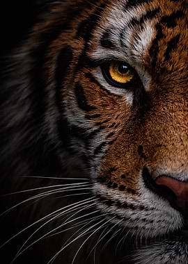 Close-up of a Tiger's Eye