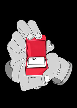 Escape Key in a Ring Box