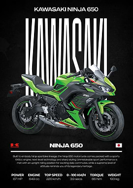 Kawasaki Ninja 650 Motorcycle
