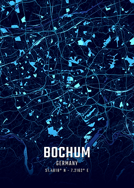 Bochum Midnight City Map