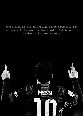 Lionel Messi Inspirational Quote
