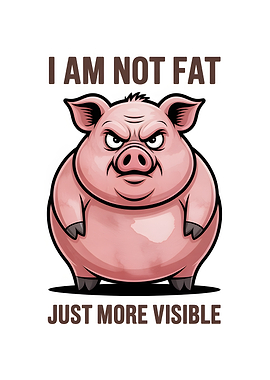 Pig Says 'I Am Not Fat'