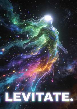 Cosmic Being Levitating