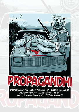 Propagandhi Tour Poster