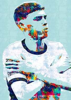 Colorful Portrait Cole Palmer