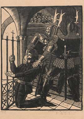 Medieval Knights and Prisoner