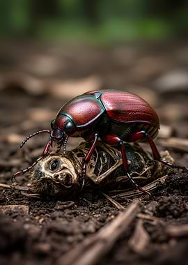 Beetle on a Dead Creature
