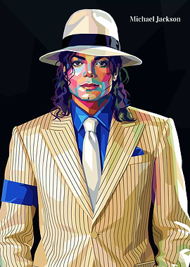 Michael Jackson Pop Art Portrait