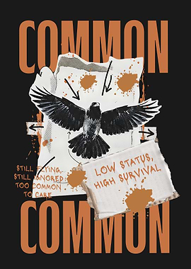 Bird with Text Overlay