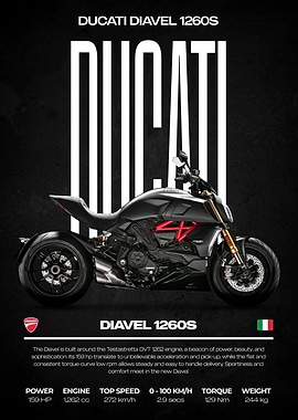 Ducati Diavel 1260S Motorcycle