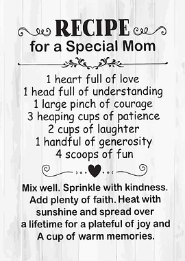 Recipe for a Special Mom