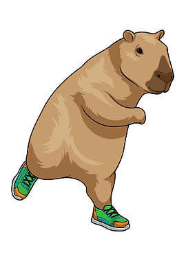 Capybara Runner Running