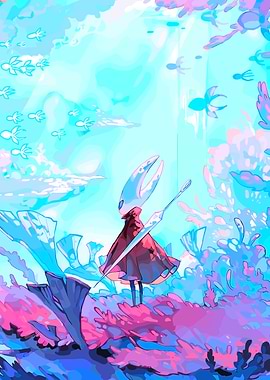 Hornet in a vibrant underwater world