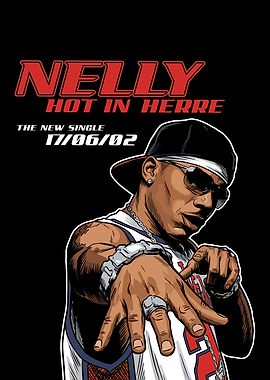 Nelly 'Hot in Herre' Single Cover Art
