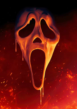 Scream Ghostface Mask Melting