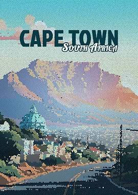 Cape Town South Africa Mosaic Art