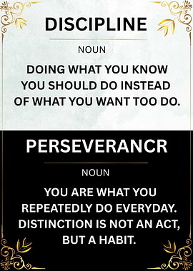 Discipline and Perseverance Quotes