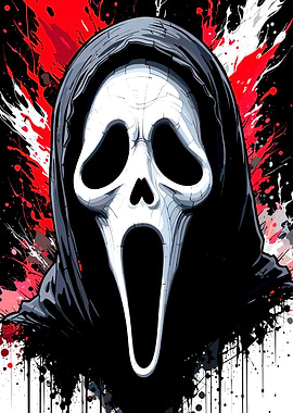 Ghostface Scream Mask