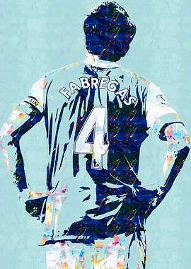 Cesc Fabregas Pop Art Jersey