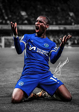 Nicolas Jackson Celebrating