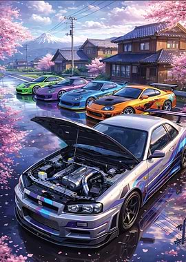 Anime Car JDM Legend Japanese