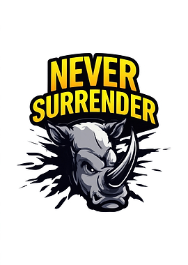 Never Surrender Rhino
