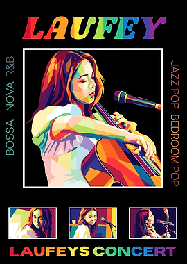 Laufey Concert Poster