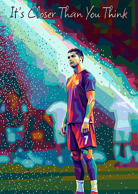 Cristiano Ronaldo Pop Art