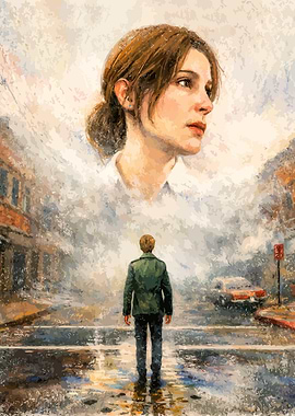 Watercolor Painting Silent Hill II