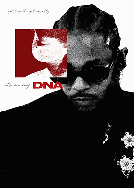 Kendrick Lamar DNA Poster