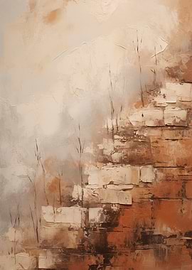 Textured Abstract Landscape