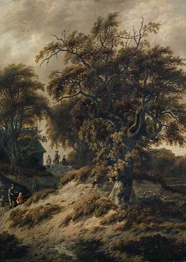 17th Century Landscape with Travelers