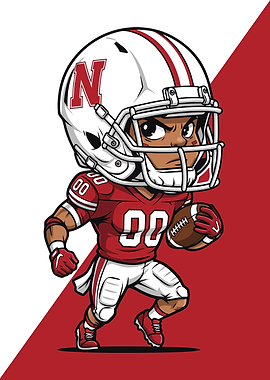 Chibi American Football Player