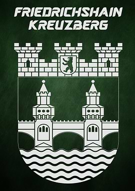 Berlin - Friedrichshain Kreuzberg Coat of Arms