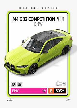 BMW M4 G82 Competition 2021 Card