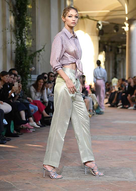 Gigi Hadid on the runway