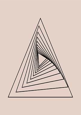 Geometric Triangle Illusion