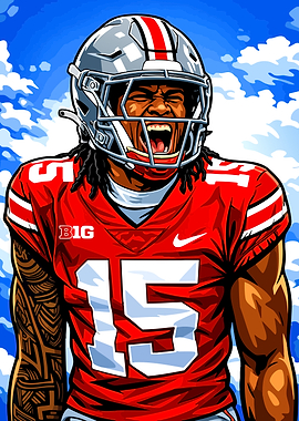 Football Player Pop Art