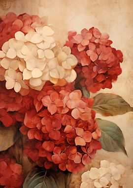 Hydrangea Floral Painting