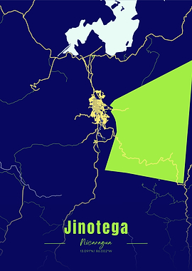 Jinotega Nicaragua Map