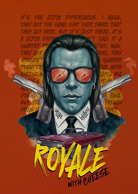 Vincent Vega - Royale with Cheese - Cult Cinema Edition