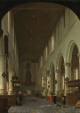 Interior of a Dutch Church