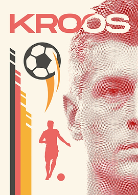 Toni Kroos Football Poster