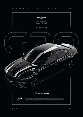 Black Sports Car with 'GTO 2026' Text