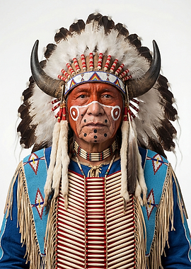Native American Chief Portrait