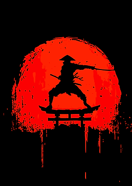 Samurai on Torii Gate