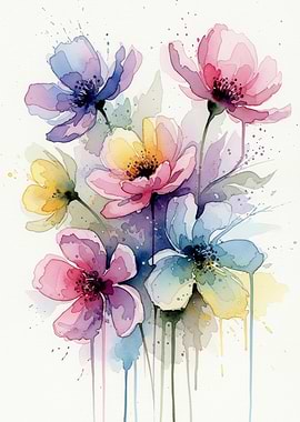 Watercolor Floral Painting
