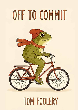 Frog Riding a Bicycle