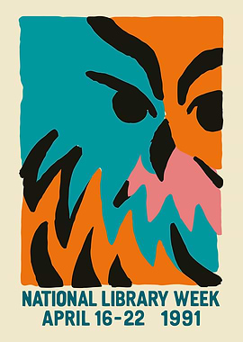 National Library Week 1991 Poster